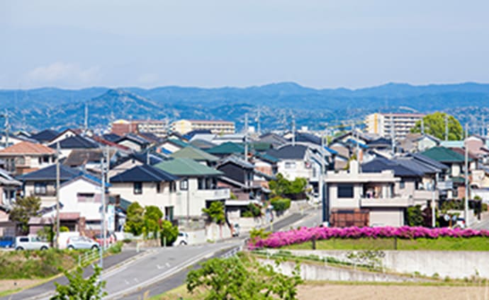 愛知県の街並み写真