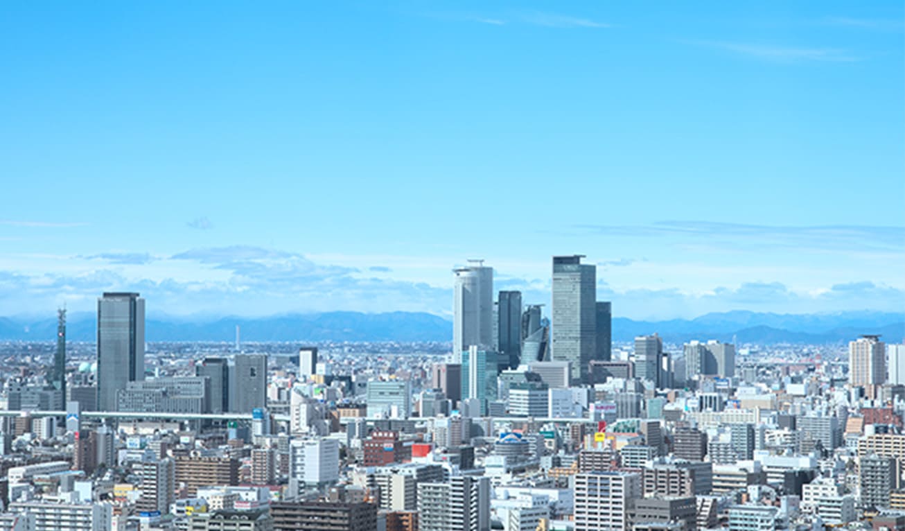 愛知県の上空写真