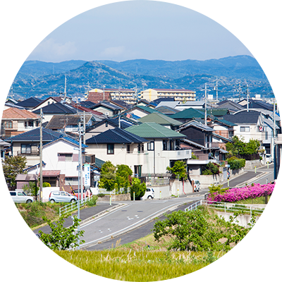 愛知県知立市の街並み